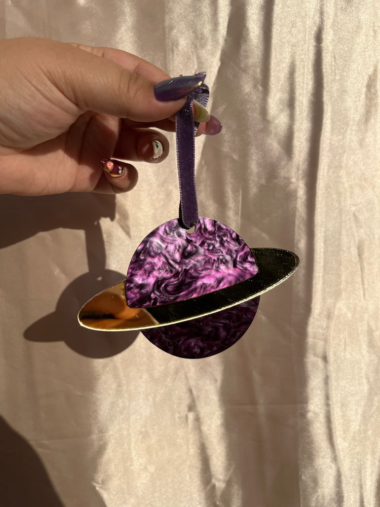 Purple Planet Ornament