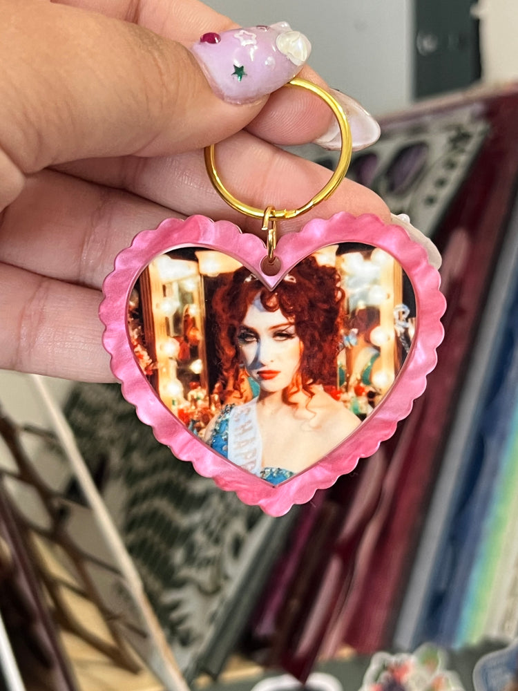 Chappell Roan Heart Keychain