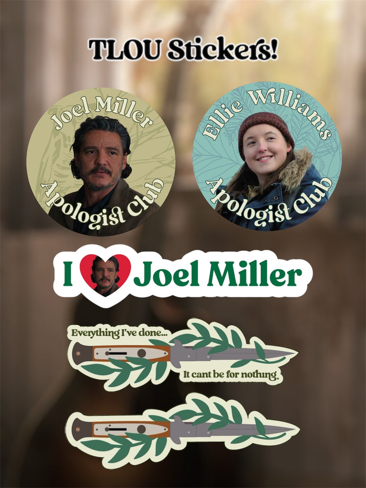 Joel Miller Apologist Club Sticker