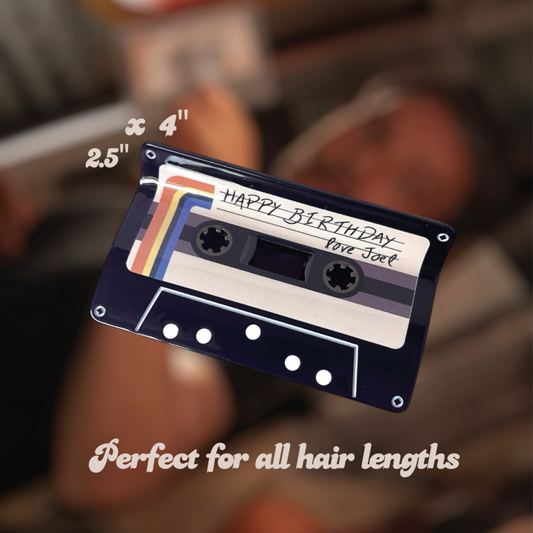 "Happy Birthday, Love Joel" The Last Of Us Cassette Hair Clip