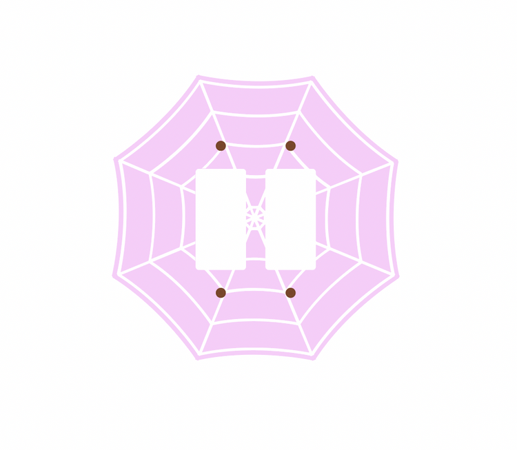 Spider-web Light-switch Cover