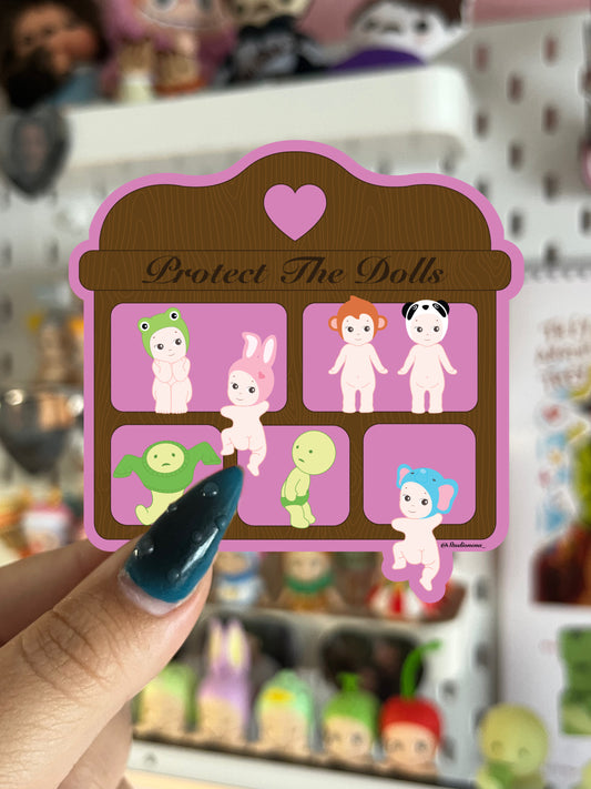 "Protect The Dolls" Sticker