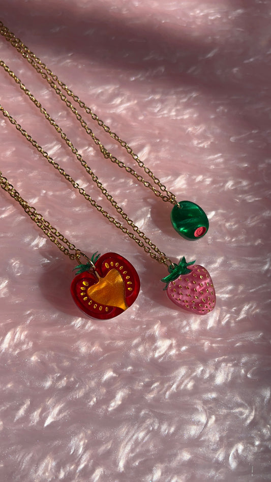 Strawberry Necklace