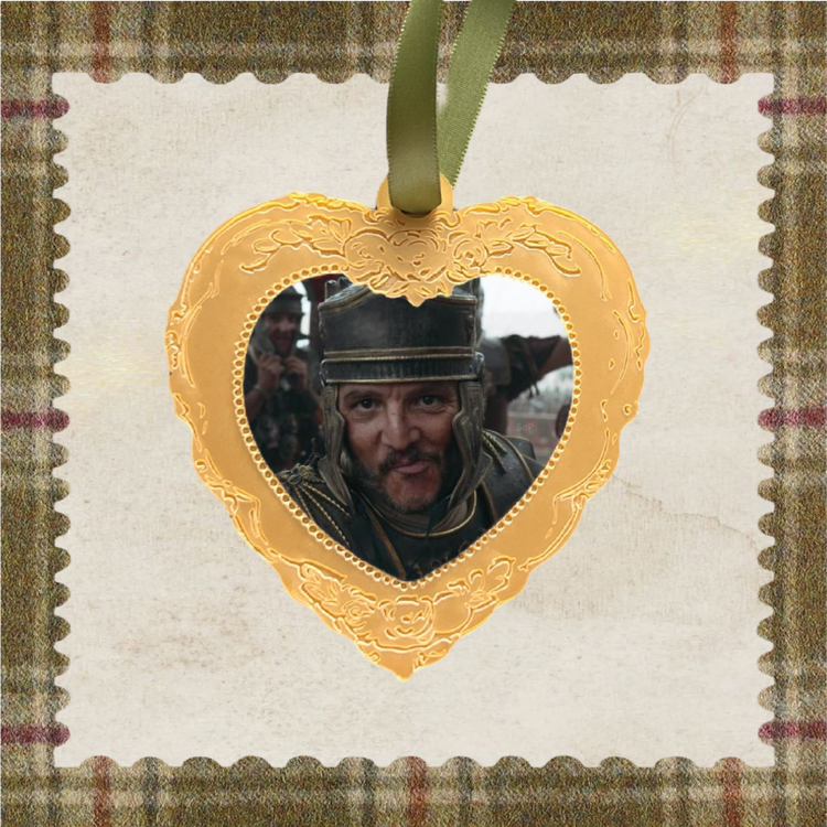 Happy Acacius Heart Ornament