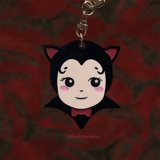 Bat Angel Spooky Bag Charm
