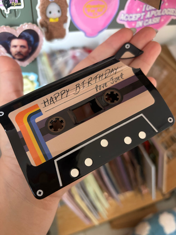 DAMAGED "Happy Birthday, Love Joel" The Last Of Us Cassette Hair Clip