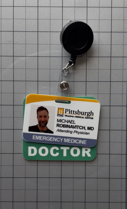 PRE-ORDER The Pitt Hospital Badge FULL SIZE
