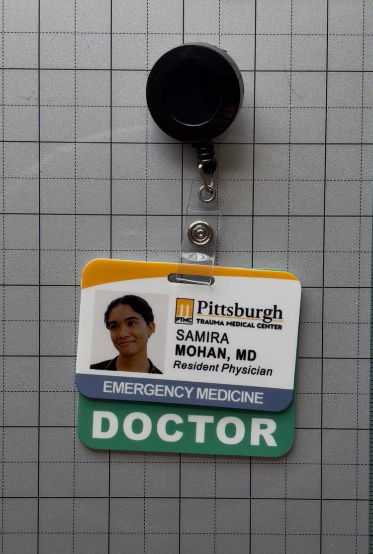 The Pitt Hospital Badge FULL SIZE