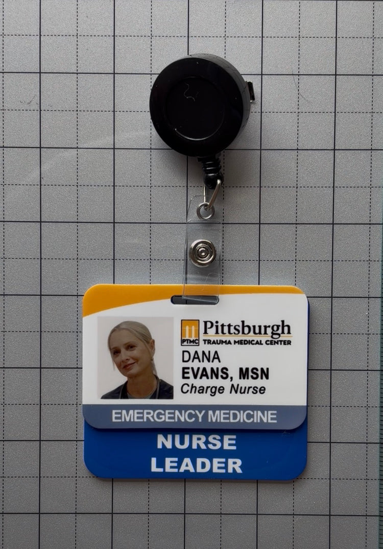 The Pitt Hospital Badge FULL SIZE