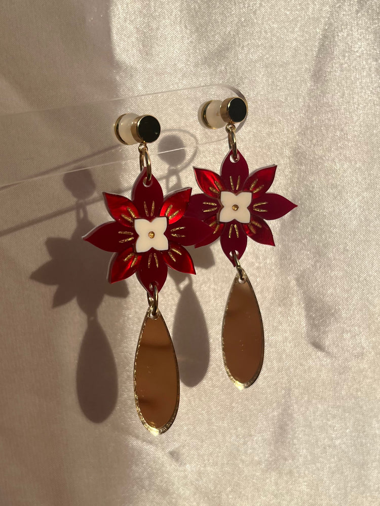 Poinsettia Dangle
