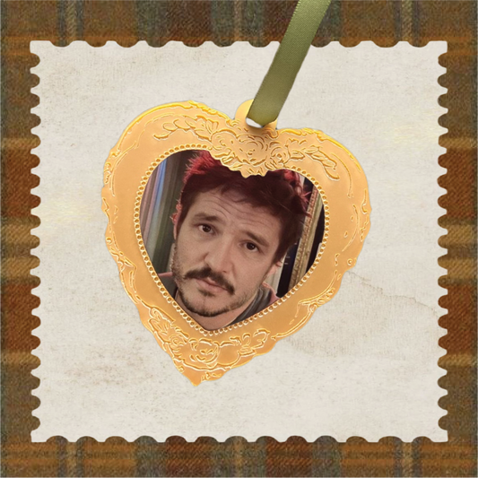 Puppy Dog Pedge Heart Ornament