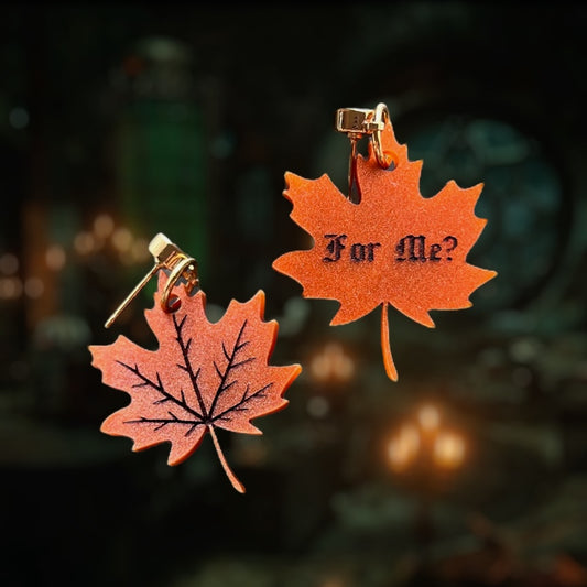 "A leaf? For me?" Frankenstein Inspired Earring