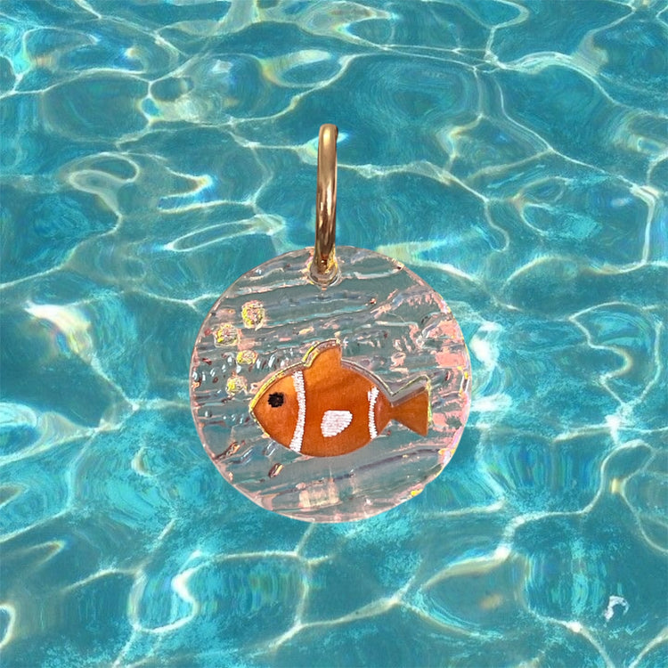 Bubble Gold Fish Hoops