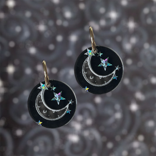 Twinkle Moon Hoops