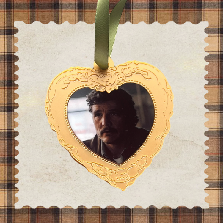 Puppy Eyes Joel Heart Ornament