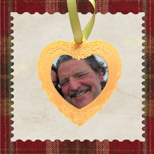 Old Man Baby Joel Heart Ornament