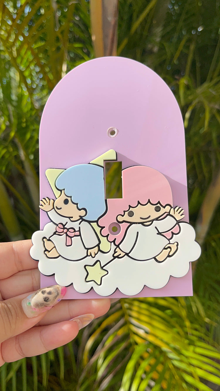 Little Twin Stars Cloud Light Switch Cover