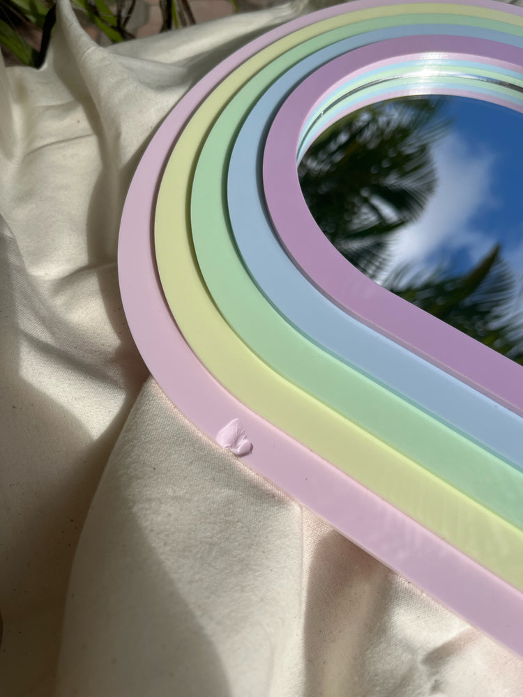 SAMPLE Alternative Pastel Rainbow Mirror