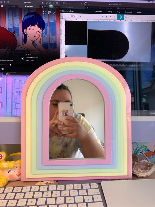 Pastel Rainbow Mirror