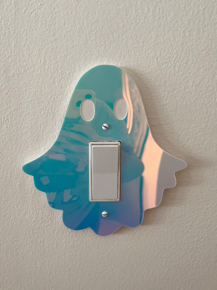 Iridescent Ghost Light-switch Cover